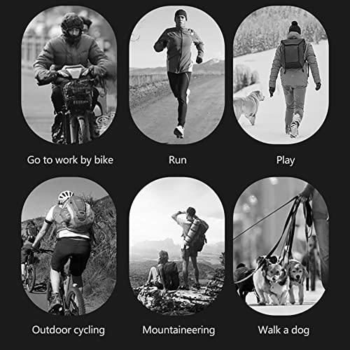 WUSHUN Guantes de esquí para pantalla táctil, térmicos, resistentes al agua, para montar a caballo, correr, esquiar, hacer senderismo, ciclismo o moto