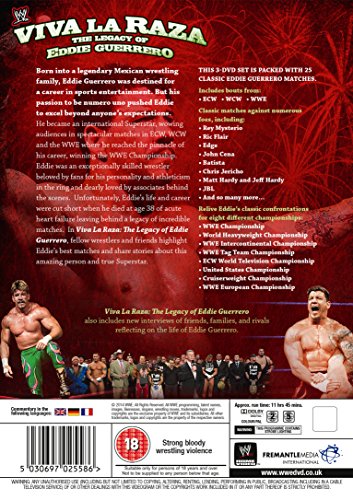WWE: Viva La Raza - The Legacy Of Eddie Guerrero [DVD] [Reino Unido]