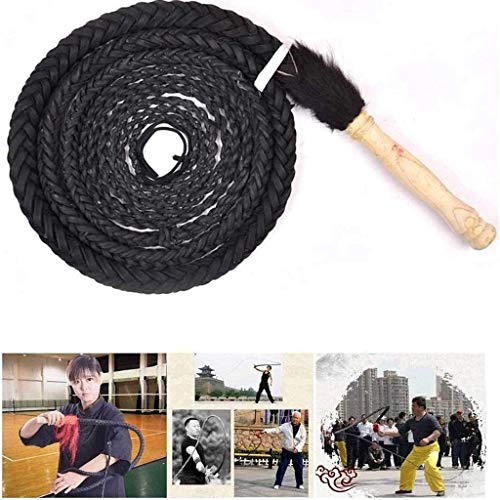 YAOJIA Equestrian BullWhip fustas Piel De Látigo De Toro Ecuestre De Cuero | Látigo De Toro De Cuero De Piel De Vaca Real Hecho A Mano para Entrenamiento De Ancianos Látigo De Ejercicio Deportivo