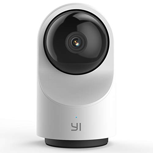 YI Dome X Camara Vigilancia WiFi Interior 360º PTZ, IP Cámara de Vigilancia HD 1080p, Detección de Movimiento, Visión Nocturna, Cámara de Seguridad Domo para Bebé o Mascota, Compatible con Android/iOS