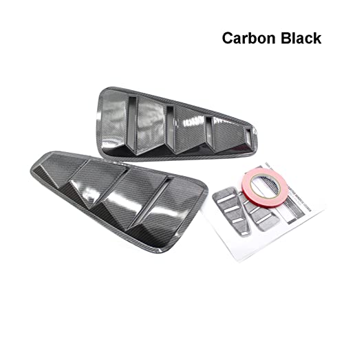 YINGYING Jzhen Store LOUVERS DE Coche Cubierta DE CABALLA Ajuste for Ford FIT for Mustang Fit for Coupe 2005~2009 Outlet de Aire Falso Posterior (Color : Dark Grey)