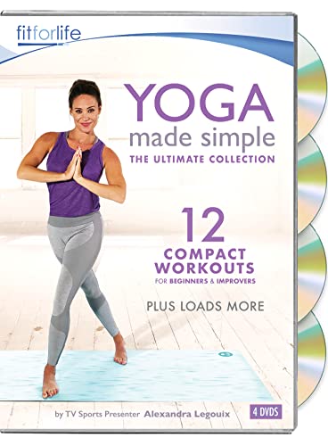 Yoga Made Simple - The Ultimate Collection - 12 Compact Workouts for Beginners & Improvers Plus Loads More - Presented by Alexandra Legouix - Fit for life series [DVD] [2021]