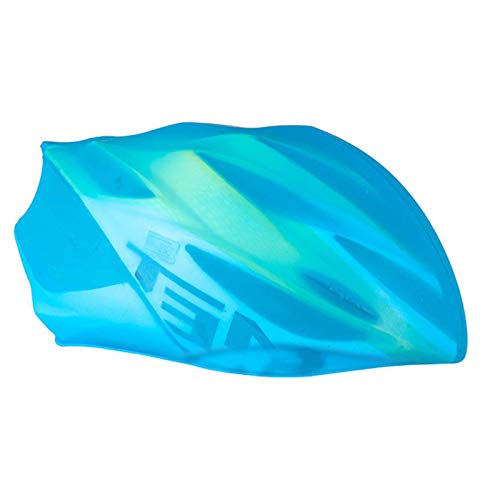 Yourenyuan Casco de bicicleta, cubierta de lluvia para casco de bicicleta, casco de equitación en nombre del casco de conducción, funda de silicona impermeable y casco de seguridad