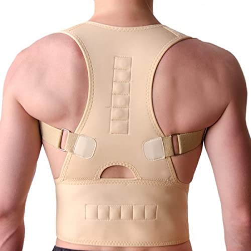 Zagon Corrector de espalda-corrector de postura-discreto para hombre y mujer-faja lumbar ajustable-corrector para reducir el dolor de espalda (S/M)