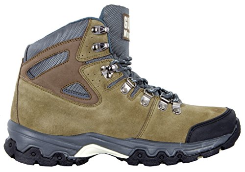 Zapatillas de Senderismo Zapatos para Caminar Botas de Monta–a Montana Hombre GUGGEN MOUNTAIN M008v2, Color Marron, EU 44