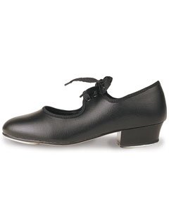 Zapatos de claqué Roch Valley para niña, en color blanco, tallas 20-21,5, negro, 5 UK