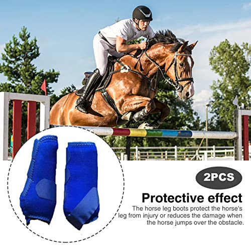 ZCED Professional Choice Horse Boots, Botas De Caballo para Patas Delanteras De Caballos, Botas De Medicina para Deportes De Caballo, para Montar Protección contra Saltos