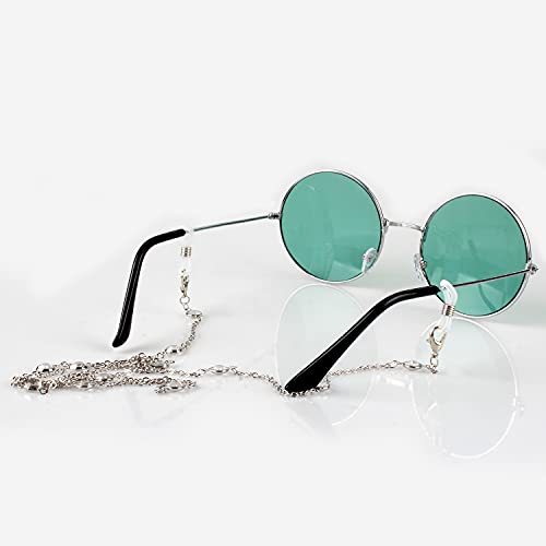 Zeayebsr Cordones para Gafas para Mujer Circón transparente Cadena para Anteojos para gafas de sol Soportes para gafas Cordones para el cuello para gafas 2 piezas Colgantes Para Mascarillas