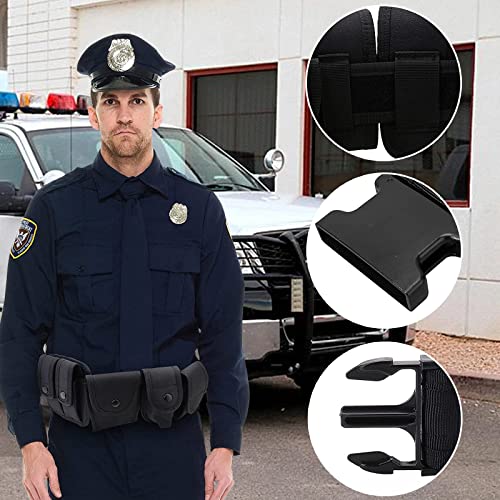 ZQO Cinturón táctico de Guardia de policía Equipo de Guardia de Seguridad de policía Cinturón táctico con Sistema de Funda para Entrenamiento al Aire Libre Caza