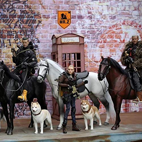 ZSMD Montura de soldado animal Hannover para figuras de acción de 1/6, colección de decoración para el hogar, regalo o escritorio