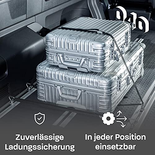040Parts Juego de 4 anillos de amarre Mixcover para asegurar cargas para VW T5 / T6 Bully, Multivan, California, Beach, Caravelle. Amarre seguro de su equipaje
