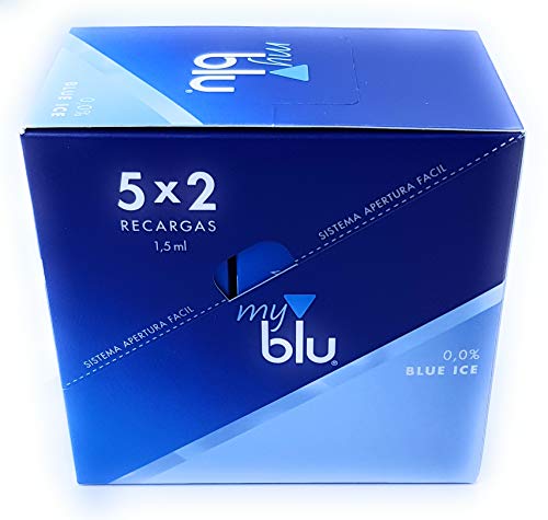 10 Recargas MyBlu 0,0% Nicotina - Blue Ice