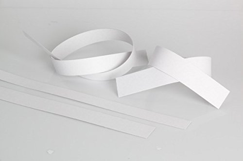 100 tiras de papel blancas para alimentos de 5 x 100 cm, ideal para bandejas de pasta y dulces Paper