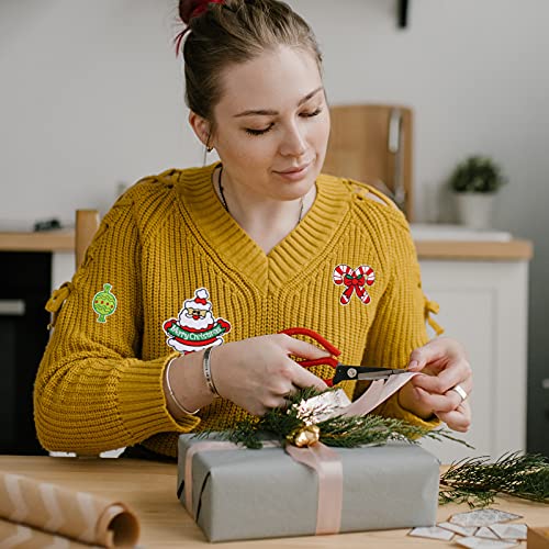 23 Piezas Parches de Navidad Para Planchar Parches Ropa Termoadhesivos Parche Bordado Aplique Pegatinas Decorativos para Coser Reparar para Navideñas Costura Pantalon Camiseta Jeans Bolsas Decoración