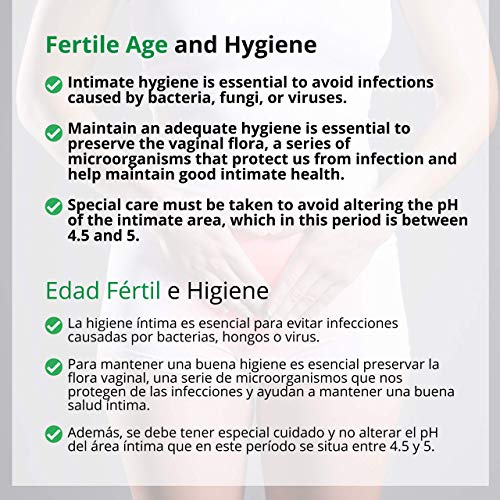 300 ml GYNEBAL Jabon intimo mujer edad fertil PH 4.5 Antibacteriano con Arbol de Te + Prebiotico + Acido Lactico + Glicerina - Gel higiene intima diaria ideal para el ciclo menstrual