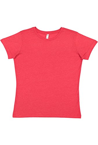 3505 LA 3505 LADIES VINTAGE TEE VINTAGE RED S