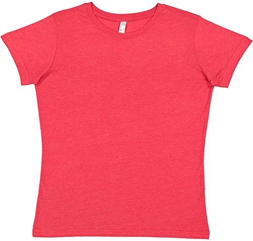 3505 LA 3505 LADIES VINTAGE TEE VINTAGE RED S