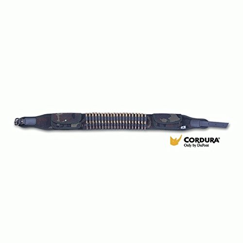 6310 Canana en cordura y cuero con capacidad para 20 balas todos los calibres