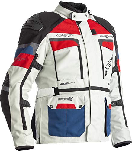 814000510773var-sfp - Chaqueta Textil Hombre airbag Adventure-x Color Azul/Rojo Talla 58-2XL