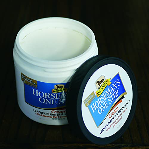 Absorbine Horseman's One Step - Jabón Limpiador de Cuero (425 g)