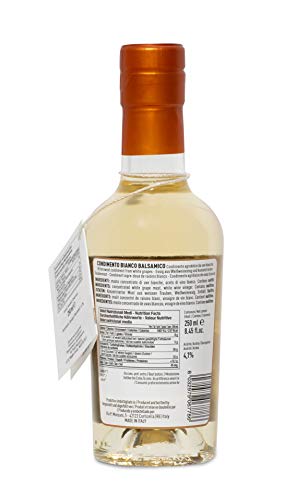 Acetaia Italia - Condimento balsámico blanco, 250 ml