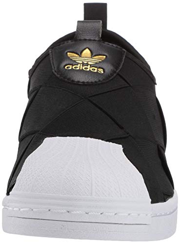 adidas Originals Superstar, Zapatillas Deportivas. Mujer, Color Negro, Blanco, Dorado metálico, 38 2/3 EU