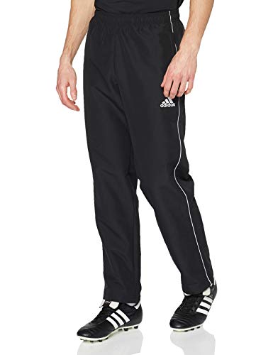 Adidas - Pantalón Largo Negro - Para Hombre - Talla M - Core18 PRE PNT - Ideal para Practicar Deporte - Para Jugar al Fútbol - Poliéster
