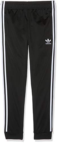 adidas Superstar Pants Pantalones de Deporte, Unisex niños, Black/White, 1112Y