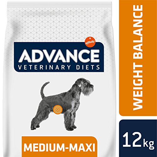 ADVANCE Veterinary Diets Weight Balance Medium/Maxi - Pienso Para Perros Adultos Con Problemas De Sobrepeso De Razas Medianas y Grandes - 12 kg