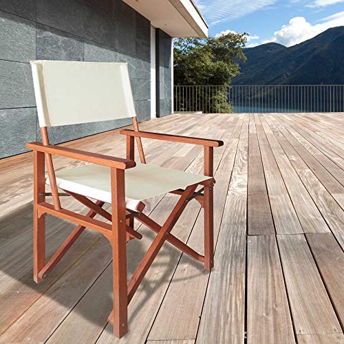 AKTIVE 61025 - Silla plegable director Madera acacia AKTIVE Garden