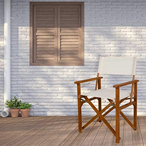 AKTIVE 61025 - Silla plegable director Madera acacia AKTIVE Garden