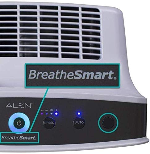 Alen Purifier de aire BreatheSmart Classic P1000 Air Purifier para alérgicos con filtro de carbón activo HEPA contra polvo, polen, olores, moho, bacterias y humo (1 paquete, negro)