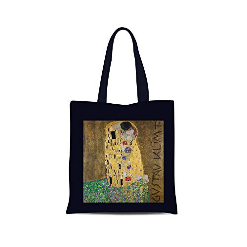 all sas Bolso shopper Klimt 100% tela de algodón impresión Made in Italy