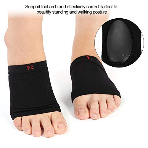 Almohadillas de Gel Orthotic Foot Arch Silicone Arch Sleeves Soporte de pie Flatfoot Massage Orthotics con Comfort Gel Cushions