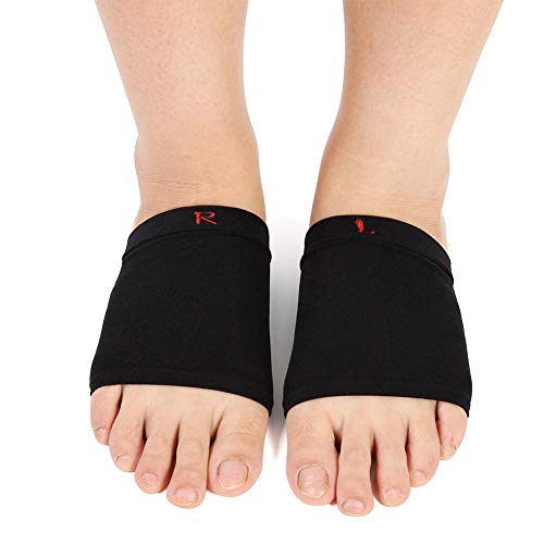 Almohadillas de Gel Orthotic Foot Arch Silicone Arch Sleeves Soporte de pie Flatfoot Massage Orthotics con Comfort Gel Cushions