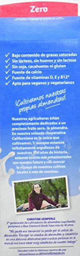Almond Breeze Bebida de Almendra Zero - Paquete de 6 x 1000 ml - Total: 6000 ml (317)