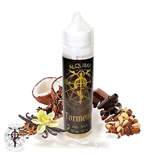 Alquimia para Vapers E-Líquid Tormento 50ml - 2 EUROS DE AHORRO POR CADA PRODUCTO ADICIONAL DE VAPOR CENTER - PRODUCTO SIN NICOTINA - PROHIBIDA SU VENTA A MENORES DE 18 AÑOS