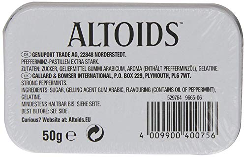 Altoids Caramelos De Menta 50g