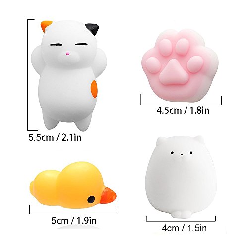 Amaza 24pcs Squishys Kawaii Squishy Juguetes Squishies Animales Slow Rrising Squeeze Kids Toy Gift (Multicolor)