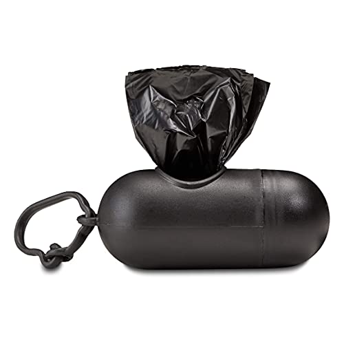 Amazon Basics - Bolsas para excrementos de perro con dispensador y clip para correa (600 bolsas)