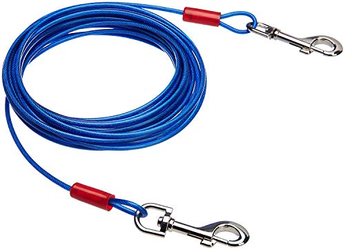 Amazon Basics - Cable para atar perros, hasta 27 kg, 7,62 m