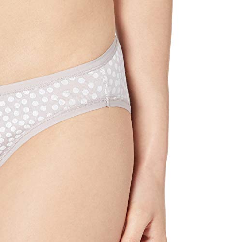 Amazon Essentials 6-Pack Cotton Bikini Braguitas, Stars & Dots, L