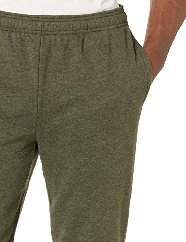 Amazon Essentials – Pantalón de chándal de forro polar para hombre, Verde (Olive), US S (EU S)