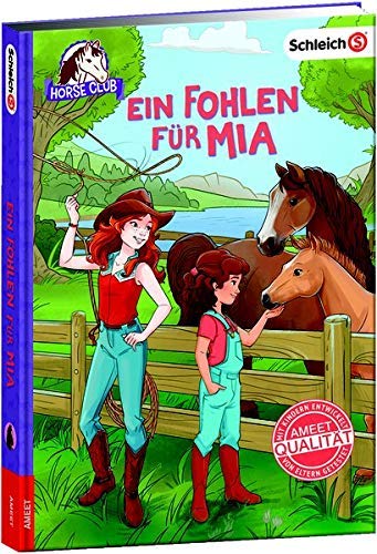 AMEET Schleich Horse Club - Libro de pegatinas para amantes de los caballos, diseño de caballos