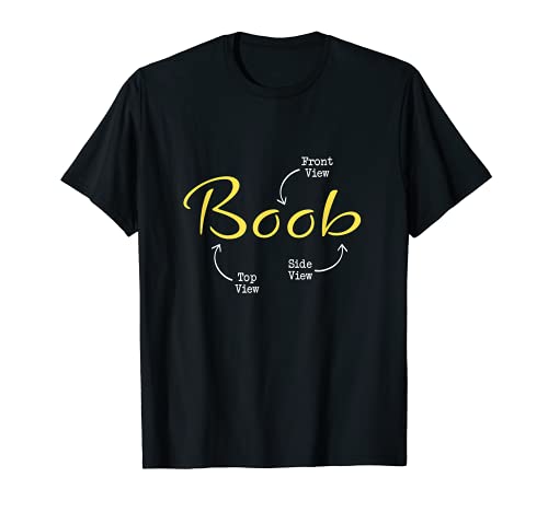 Anatomía de la Palabra Pecho - Boobies Camiseta