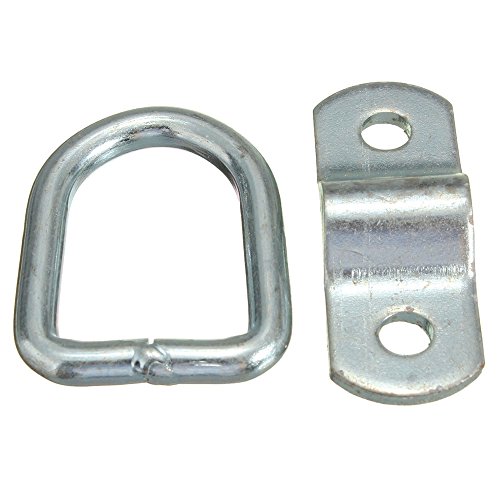 Anillos de amarre, shineus inoxidable D anillo Tie Downs carga remolque ancla puntos para remolques Vans barco Off Road camiones caballo cuerdas