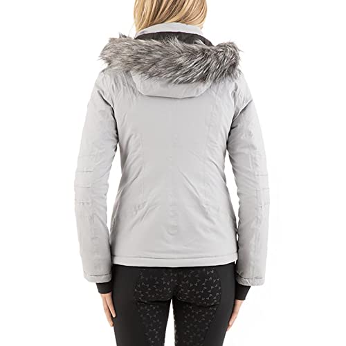 Anky Chaqueta de equitación técnica para mujer, Plateado, XL