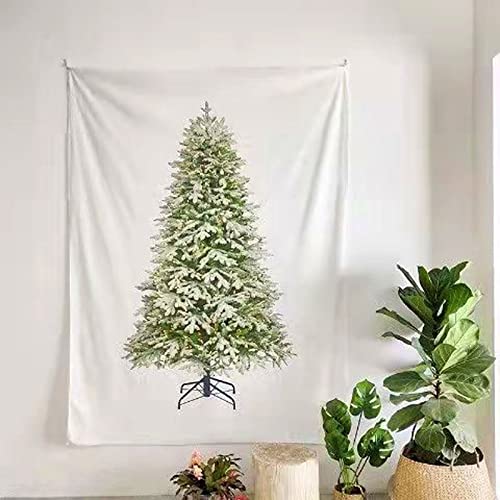 Año Nuevo árbol de Navidad tapiz de montaje en pared cartel bohemio decoración del hogar manta tela colgante A23 180x230cm