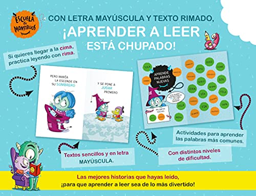 Aprender a leer en la Escuela de Monstruos 2 - Una liada de mermelada: En letra MAYÚSCULA para aprender a leer (Libros para niños a partir de 5 años)
