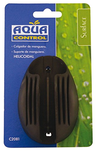 Aqua Control C2081 - Soporte colgador estándar para manguera helicoidal. Fijación en pared. Tacos y tornillos incluidos.